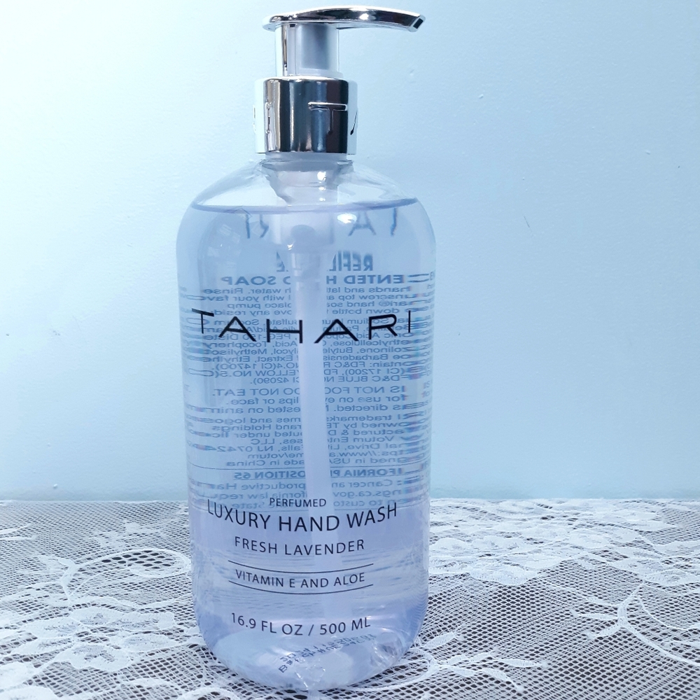 Tahari Fresh Lavender Scented Hand Wash Liquid Soap 16.9oz Perfumed Cleanser
